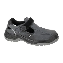 
                  LAHTIPRO Sandały Zamszowe Szaro-Czarne S1 FO SR Rozmiar 46 L3061846